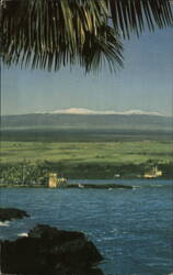 Hilo and Mauna Kea, Hawaii Island Postcard