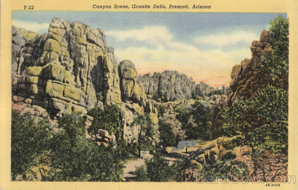 Canyon Scene, Granite Dells Prescott Arizona