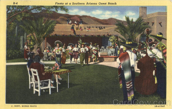 Fiesta at a Southern Arizona Guest Ranch Scenic