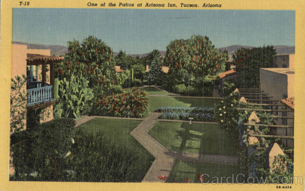 One of the Patios at Arizona Inn Tucson