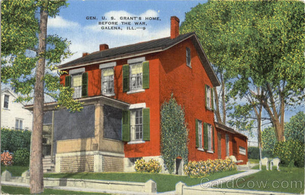 Gen. U.S. Grant's Home, Before The War Galena Illinois