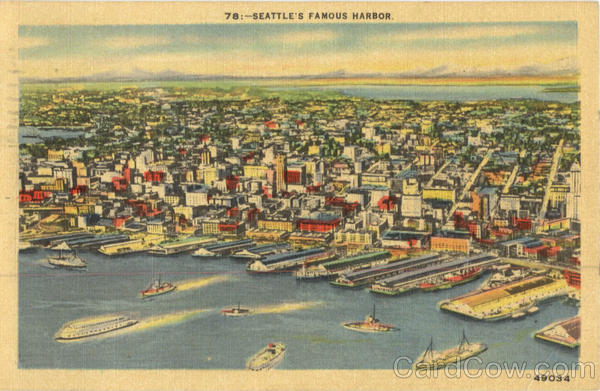 Seattle's Famous Harbor Washington