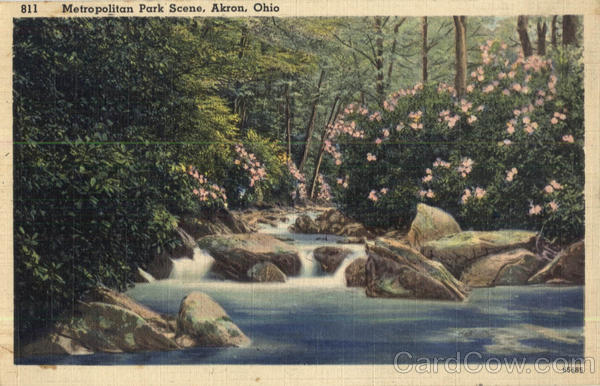 Metropolitan Park Scene Akron Ohio