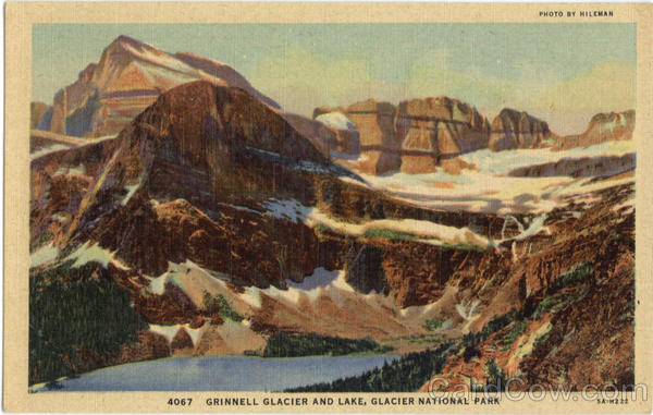 Grinnell Glacier and Lake, Glacier National Park Montana