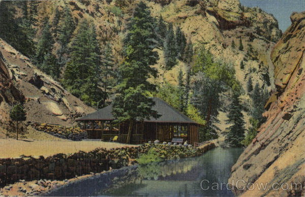 Trout Pool And Pavilion At Seven Falls, South Cheyenne Canon Colorado Springs