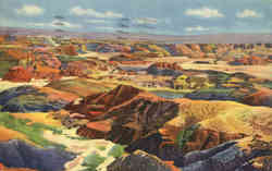 The Painted Desert Scenic, AZ Postcard Postcard