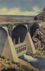 Coolidge Dam Arizona Postcard 