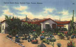 Typical Desert Home, Spanish Type Tucson, AZ Postcard Postcard