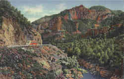 Oak Creek Canyon Arizona Postcard Postcard
