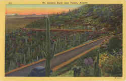 Mt. Lemmon Road Tucson, AZ Postcard Postcard