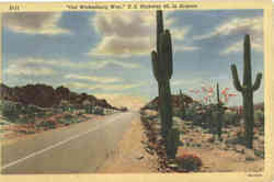 Out Wickenburg Way, U. S. Highway 60 Scenic, AZ Postcard Postcard