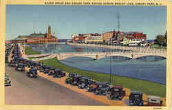 Ocean Grove and Asbury Park Bridge Across Wesley Lake Postcard