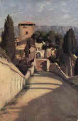 View of Subiaco Italy Postcard