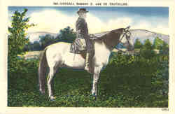 General Robert E. Lee On Traveller Postcard