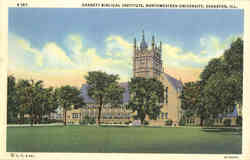 Garrett Biblical Institute, Northwestern University Evanston, IL Postcard Postcard