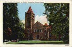 Law Building, University of Illinois Urbana, IL Postcard Postcard