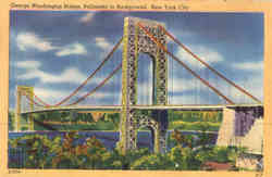 George Washington Bridge Postcard