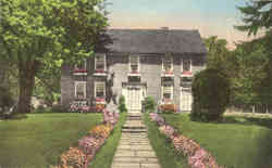 Historic William Cullen Bryant House on the Grounds of The Berkshire Inn Great Barrington, MA Postcard Postcard