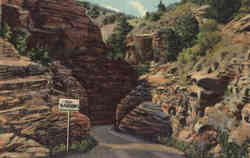 Entering the Narrows Williams Canon, CO Postcard Postcard