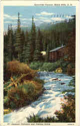 Spearfish Canyon Black Hills, SD Postcard Postcard