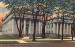 Erie Country Court House Postcard