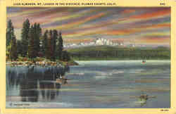 Lake Almanor, Mt.Lassen in the Distance Postcard
