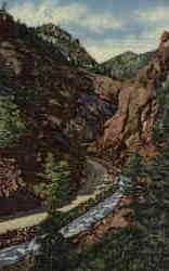 Big Narrows in South St. Vrain Canon Big Narrows in South St. Vrain Canon