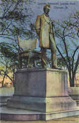 Lincoln Memorial, Lincoln Park Chicago, IL Postcard Postcard