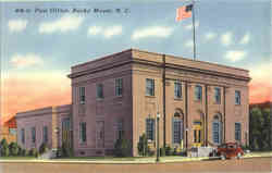 Post Office Rocky Mount, NC Postcard Postcard