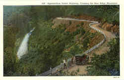 Appalachian Scenic Highway, Crossing the Blue Ridge Mountains Postcard