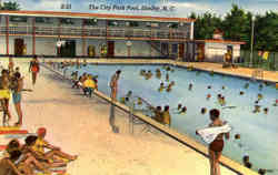 The City Park Pool Postcard