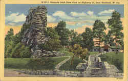 Pinnacle Rock State Park, Highway 52 Postcard