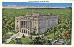 Masonic Temple Dayton, OH Postcard Postcard