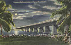 Overseas Highway Bridge Postcard