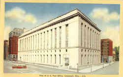 View of U. S. Post Office Postcard