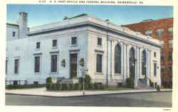 U. S. Post Office and Federal Building Gainesville, GA Postcard Postcard