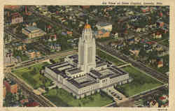 Air View of State Capitol Lincoln, NE Postcard Postcard