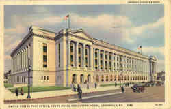 United States Post Office, Court House and Custom House Postcard