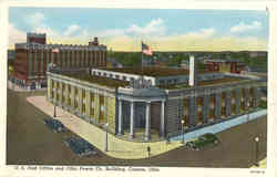 U. S. Post Office and Ohio Power Co. Building Canton, OH Postcard Postcard