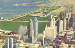 Hotel Sheraton, North Michigan Ave Postcard