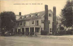 Washington Hotel Princess Anne, MD Postcard Postcard