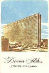 The Denver Hilton Colorado Postcard Postcard