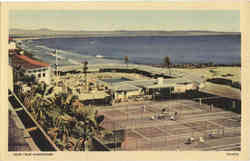 The Beach and Tennis Club Hotel Del Coronado California Postcard Postcard