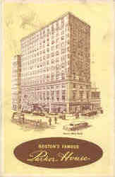 Boston's Famous Parker House Massachusetts Postcard Postcard