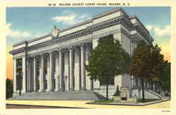 Wilson County Court House Postcard