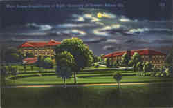 View Across Amphitheatre at Night, University of Georgia Athens, GA Postcard Postcard