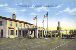 International Boundary Line Between U. S. And Mexico, 16 Miles South Postcard