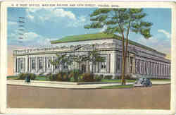 U. S. Post Office, Madison Avenue And 13th Street Postcard