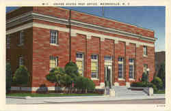 United States Post Office Waynesville, NC Postcard Postcard