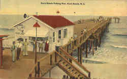 Kure Beach Fishing Pier North Carolina Postcard Postcard